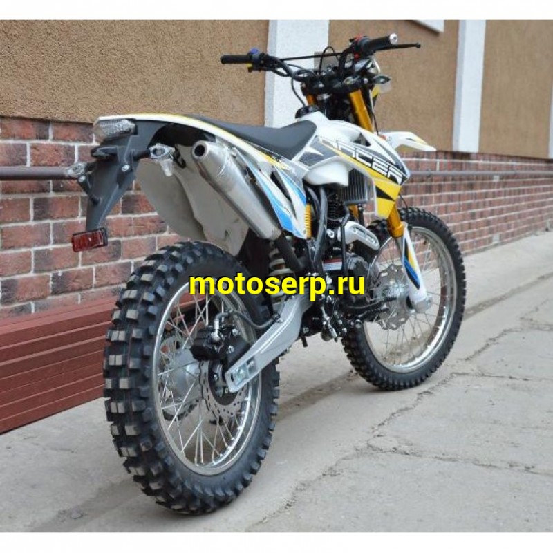 Купить  ====Мотоцикл Кросс/Эндуро RACER ENDURO 300 RC300-GY8A (Рейсер Эндуро 300) (ПТС), 21/18, 270сс,  5 ск.,баланс. вал, диск/диск (зал) (шт) купить с доставкой по Москве и России, цена, технические характеристики, комплектация фото  - motoserp.ru