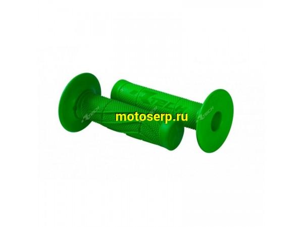 Купить  Ручки руля (грипсы) RTech Wave Soft Grips 115мм зеленые R-MPRWAVEVE015 (пар) (SM 123-8758 купить с доставкой по Москве и России, цена, технические характеристики, комплектация фото  - motoserp.ru