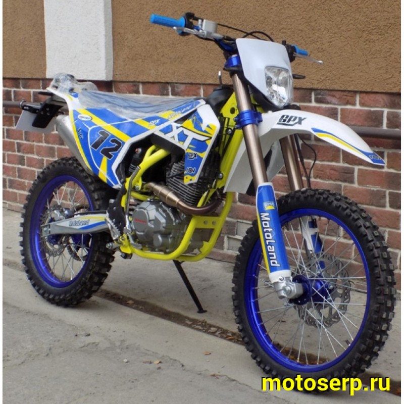 Купить  ====Мотоцикл Кросс/Эндуро Motoland XT250ST 18" (ЭПТС) (реплика Husqvarna-250) 21/18, 172FMM, 250сс, 4Т, 5 пер., возд.охл (шт) (ML 12877 купить с доставкой по Москве и России, цена, технические характеристики, комплектация фото  - motoserp.ru