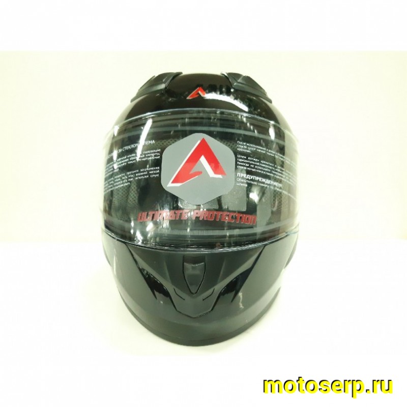 Купить  Шлем интеграл (Детский) Ataki SC-36 Solid , цвет черный глянцевый  р-р YS (шт) (SM 825-5605 купить с доставкой по Москве и России, цена, технические характеристики, комплектация фото  - motoserp.ru