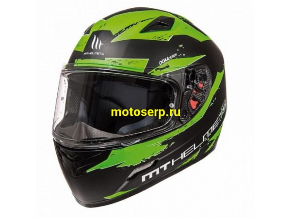 Купить  Шлем закрытый MT MUGELLO vapor MATT BLACK FLUOR GREEN XXL (шт) (Мир 50857 купить с доставкой по Москве и России, цена, технические характеристики, комплектация фото  - motoserp.ru
