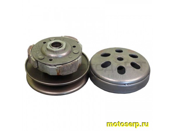 Купить  Сцепление центробежное в сб. (вариатор задний) 157QMJ/152QMI (щека D-126mm, барабан d-112mm 22зуб.) Nirvana (шт) (0 купить с доставкой по Москве и России, цена, технические характеристики, комплектация фото  - motoserp.ru