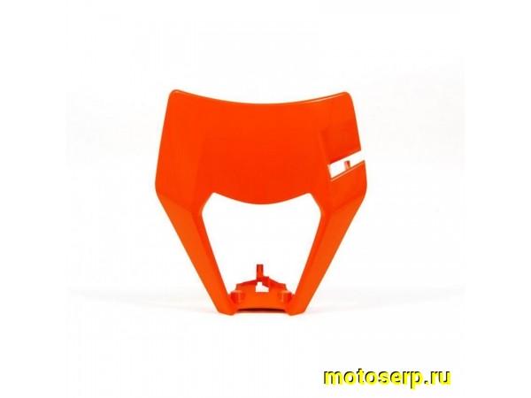 Купить  Пластик фары (рамка фары, щиток фары) KTM EXC/EXCF/XC-W125-500 17-19 оранжевый RTech R-MASKKTMAR17 (JP купить с доставкой по Москве и России, цена, технические характеристики, комплектация фото  - motoserp.ru