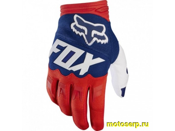 Купить  Перчатки Fox Dirtpaw Race красно-синий XL (пар) (МотоЯ     купить с доставкой по Москве и России, цена, технические характеристики, комплектация фото  - motoserp.ru