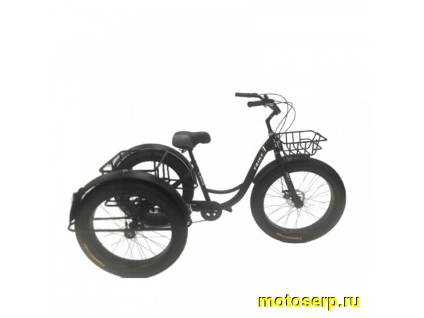 Купить  26" FAT DELTA TRIKE (Дельта Трайк) велосипед грузовой 26"; 7ск; рама-сталь; тормоз-Disk; вилка-стальная (шт) (MM 38891 (0 купить с доставкой по Москве и России, цена, технические характеристики, комплектация фото  - motoserp.ru