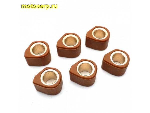 Купить  Грузики вариатора (ролики) R15*12  7,0 гр. D-профиль (6шт) (комп) (0 купить с доставкой по Москве и России, цена, технические характеристики, комплектация фото  - motoserp.ru
