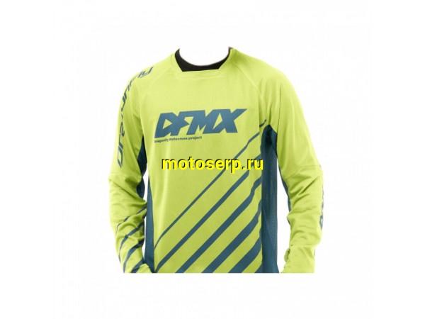 Купить  Джерси (футболка для мотокросса) DFMX CROSS LIME 2024 (XL) (шт) (DFMX 700105-24-593 купить с доставкой по Москве и России, цена, технические характеристики, комплектация фото  - motoserp.ru