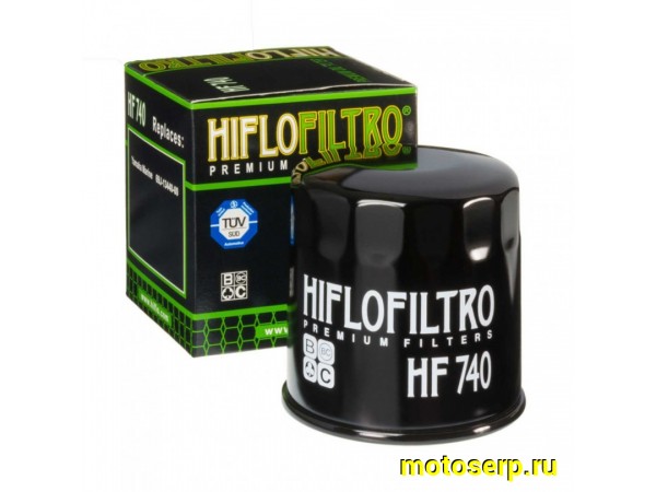Купить  Масл. фильтр HI FLO HF740 JP (шт) купить с доставкой по Москве и России, цена, технические характеристики, комплектация фото  - motoserp.ru