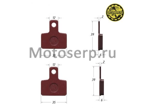 Купить  Колодки тормозные диск KAYO (задние) LUX L-35mm (W450106) (пар)  (0 купить с доставкой по Москве и России, цена, технические характеристики, комплектация фото  - motoserp.ru