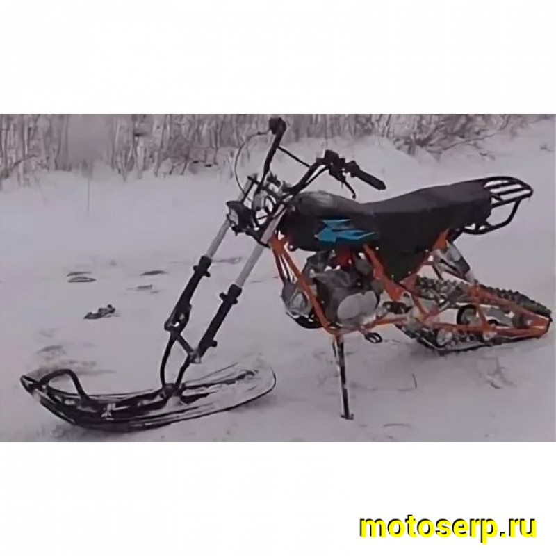 Купить  Мотоцикл внедорожный СКАУТ-3-125 с установленным зимним комплектом (гусеницей и лыжами) (шт) (MM купить с доставкой по Москве и России, цена, технические характеристики, комплектация фото  - motoserp.ru