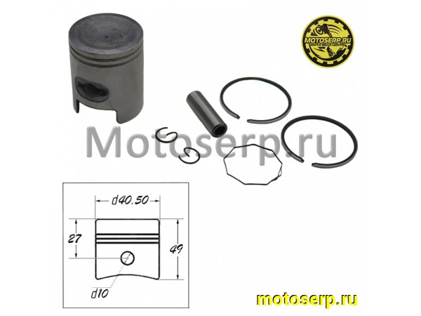 Купить  Поршень Honda LEAD-50  D40,50 (2р); р-10; 50сс 'CMR" TW скутер (комп) (JP (0 купить с доставкой по Москве и России, цена, технические характеристики, комплектация фото  - motoserp.ru