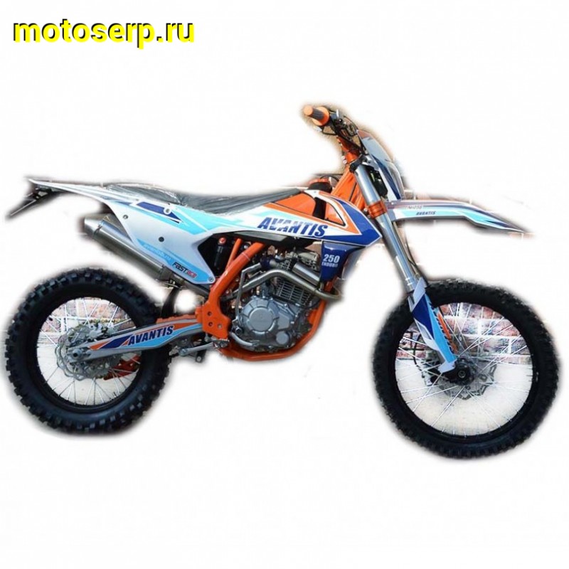 Купить  ====Мотоцикл Кросс/Эндуро AVANTIS Enduro 250 FA CARB (KTM) (спортинв), 21/18, 172FMM, 250сс, 4Т, возд. охл., диск/диск (шт) купить с доставкой по Москве и России, цена, технические характеристики, комплектация фото  - motoserp.ru