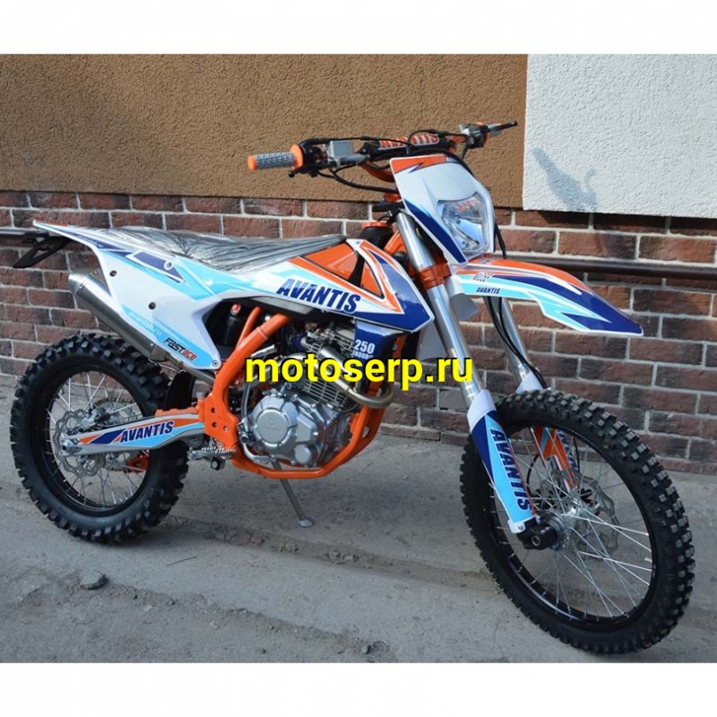 Купить  ====Мотоцикл Кросс/Эндуро AVANTIS Enduro 250 FA CARB (KTM) (спортинв), 21/18, 172FMM, 250сс, 4Т, возд. охл., диск/диск (шт) купить с доставкой по Москве и России, цена, технические характеристики, комплектация фото  - motoserp.ru