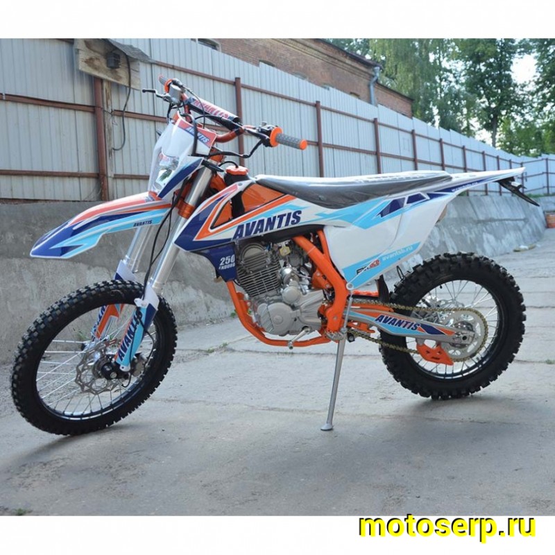 Купить  ====Мотоцикл Кросс/Эндуро AVANTIS Enduro 250 FA CARB (KTM) (спортинв), 21/18, 172FMM, 250сс, 4Т, возд. охл., диск/диск (шт) купить с доставкой по Москве и России, цена, технические характеристики, комплектация фото  - motoserp.ru