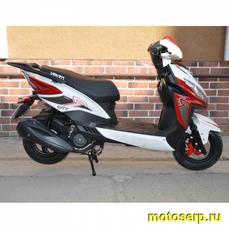 Купить  Скутер VMC CITY (Венто Сити) 50cc; 1,5 местный, 4Т, возд. охлажд., диск/барабан, кол. 10/10 (шт) 01500 (Vento купить с доставкой по Москве и России, цена, технические характеристики, комплектация фото  - motoserp.ru
