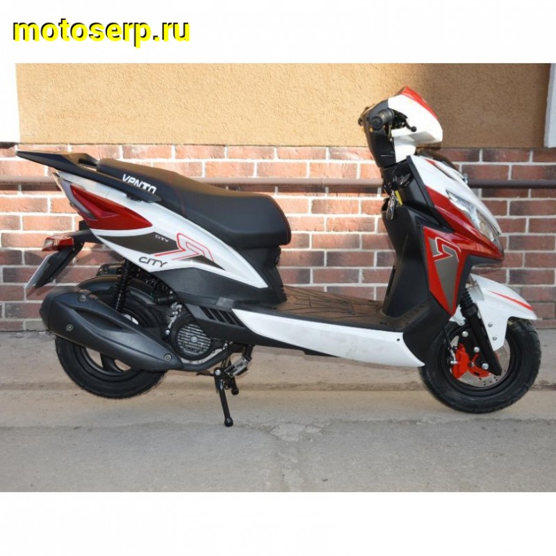 Купить  Скутер VMC CITY (Венто Сити) 50cc; 1,5 местный, 4Т, возд. охлажд., диск/барабан, кол. 10/10 (шт) 01500 (Vento купить с доставкой по Москве и России, цена, технические характеристики, комплектация фото  - motoserp.ru