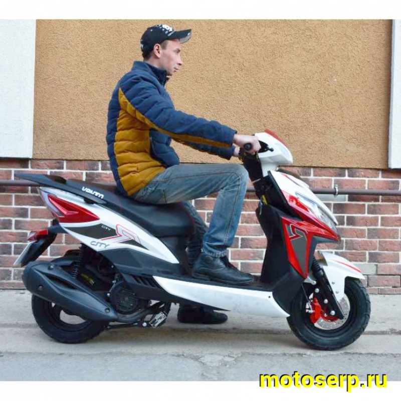 Купить  Скутер VMC CITY (Венто Сити) 50cc; 1,5 местный, 4Т, возд. охлажд., диск/барабан, кол. 10/10 (шт) 01500 (Vento купить с доставкой по Москве и России, цена, технические характеристики, комплектация фото  - motoserp.ru