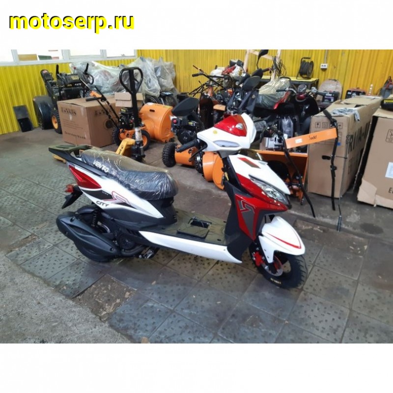 Купить  Скутер VMC CITY (Венто Сити) 50cc; 1,5 местный, 4Т, возд. охлажд., диск/барабан, кол. 10/10 (шт) 01500 (Vento купить с доставкой по Москве и России, цена, технические характеристики, комплектация фото  - motoserp.ru