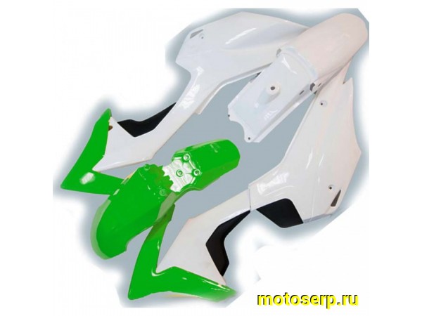 Купить  Комплект пластика питбайк BSE PH10, SSSR зеленый  (шт) (Велос 61800000G купить с доставкой по Москве и России, цена, технические характеристики, комплектация фото  - motoserp.ru