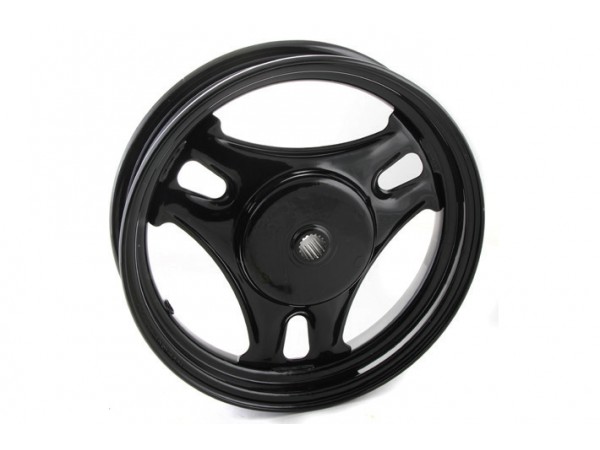 Купить  Колесо 10" заднее (диск колеса) штампов. Suzuki AD50 и др. (18 шлиц) (бараб.торм 105mm) (шт) (JP (0 купить с доставкой по Москве и России, цена, технические характеристики, комплектация фото  - motoserp.ru