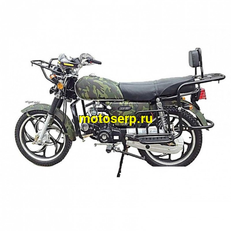 Купить  ====Мопед ALPHA Лесник 50/110 (+ЦПГ) 4Т; колеса 17"литые; 4пер, эл. старт;  хром. тахом (шт) 01100 купить с доставкой по Москве и России, цена, технические характеристики, комплектация фото  - motoserp.ru