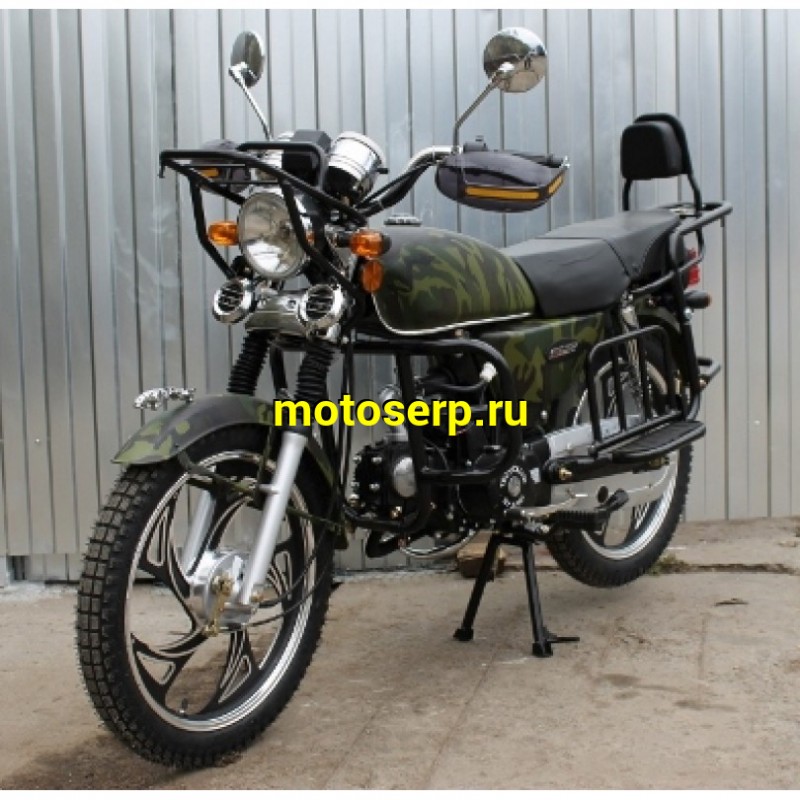 Купить  ====Мопед ALPHA Лесник 50/110 (+ЦПГ) 4Т; колеса 17"литые; 4пер, эл. старт;  хром. тахом (шт) 01100 купить с доставкой по Москве и России, цена, технические характеристики, комплектация фото  - motoserp.ru