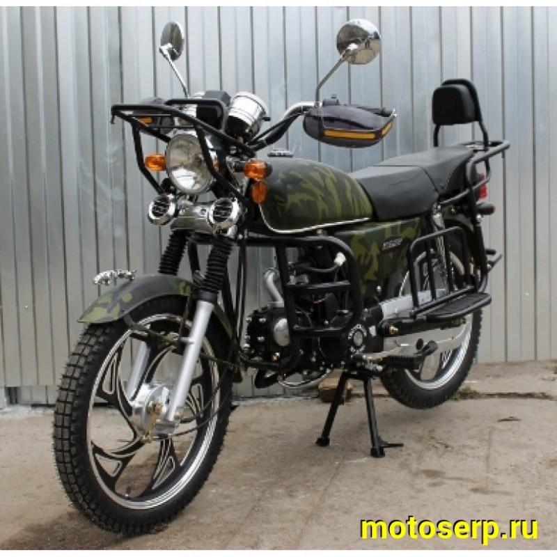 Купить  ====Мопед ALPHA Лесник 50/110 (+ЦПГ) 4Т; колеса 17"литые; 4пер, эл. старт;  хром. тахом (шт) 01100 купить с доставкой по Москве и России, цена, технические характеристики, комплектация фото  - motoserp.ru