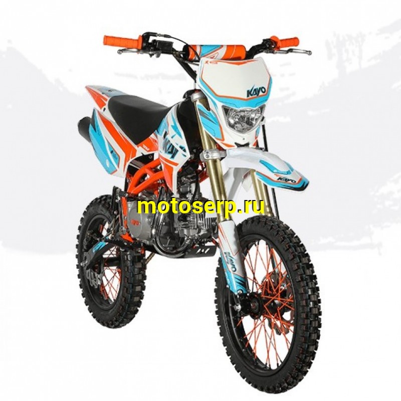 Купить  ====Питбайк KAYO BASIC YX 125 17/14 KRZ (спортинв), 17/14 , 4Т, воздуш. охлажд., кикстартер, фара, счетчик моточасов, диск/диск, (шт) (SM купить с доставкой по Москве и России, цена, технические характеристики, комплектация фото  - motoserp.ru