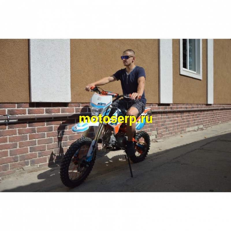 Купить  ====Питбайк KAYO BASIC YX 125 17/14 KRZ (спортинв), 17/14 , 4Т, воздуш. охлажд., кикстартер, фара, счетчик моточасов, диск/диск, (шт) (SM купить с доставкой по Москве и России, цена, технические характеристики, комплектация фото  - motoserp.ru