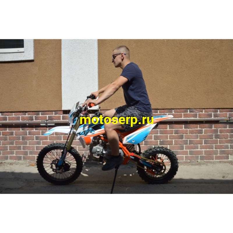 Купить  ====Питбайк KAYO BASIC YX 125 17/14 KRZ (спортинв), 17/14 , 4Т, воздуш. охлажд., кикстартер, фара, счетчик моточасов, диск/диск, (шт) (SM купить с доставкой по Москве и России, цена, технические характеристики, комплектация фото  - motoserp.ru