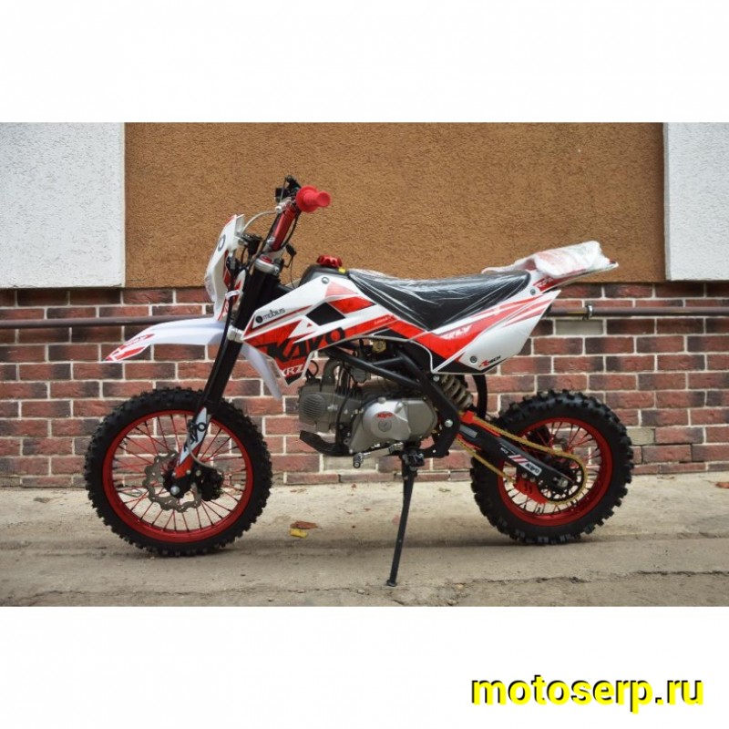 Купить  Питбайк KAYO CLASSIC YX140EM KRZ (спортинв), 17/14,  эл.стартер, (шт) (0 купить с доставкой по Москве и России, цена, технические характеристики, комплектация фото  - motoserp.ru