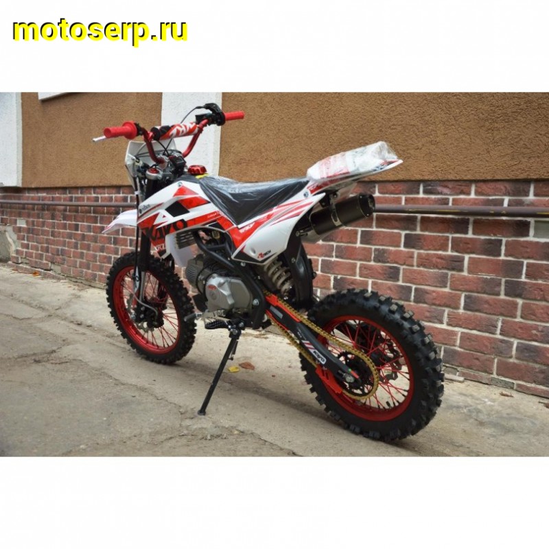 Купить  Питбайк KAYO CLASSIC YX140EM KRZ (спортинв), 17/14,  эл.стартер, (шт) (0 купить с доставкой по Москве и России, цена, технические характеристики, комплектация фото  - motoserp.ru