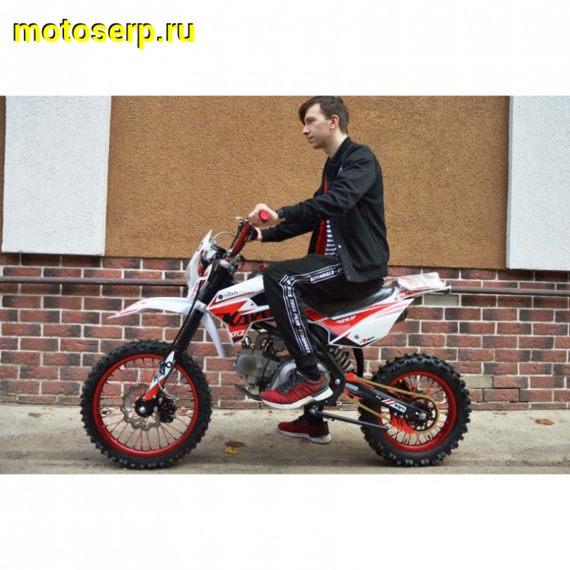 Купить  Питбайк KAYO CLASSIC YX140EM KRZ (спортинв), 17/14,  эл.стартер, (шт) (0 купить с доставкой по Москве и России, цена, технические характеристики, комплектация фото  - motoserp.ru