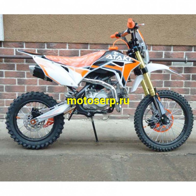 Купить  ====Питбайк ATAKI START YX140 CRF (спортинв), 17/14, 4Т., маслян. охл., мех КПП (шт) (SM купить с доставкой по Москве и России, цена, технические характеристики, комплектация фото  - motoserp.ru