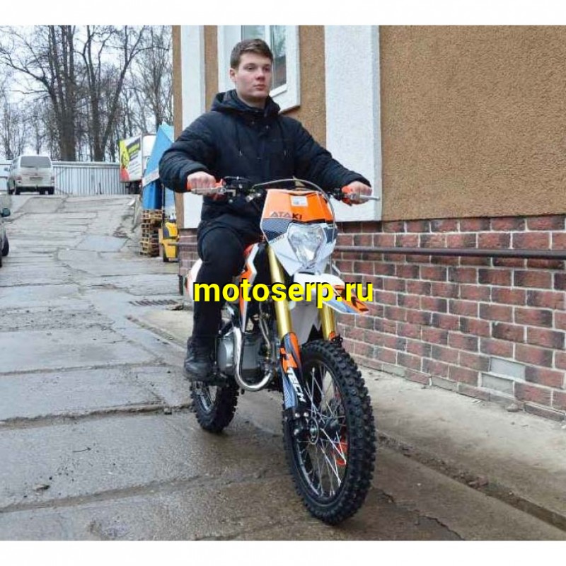 Купить  ====Питбайк ATAKI START YX140 CRF (спортинв), 17/14, 4Т., маслян. охл., мех КПП (шт) (SM купить с доставкой по Москве и России, цена, технические характеристики, комплектация фото  - motoserp.ru