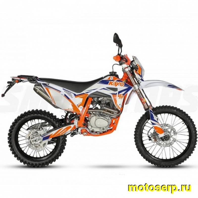 Купить  ====Кросс KAYO Мотоцикл кроссовый KAYO T4 250 ENDURO (ЭПТС), 21/18, 172FMM (маркирован 169FMM), 4Т, возд. охлажд; диск. торм,  (шт). (SM купить с доставкой по Москве и России, цена, технические характеристики, комплектация фото  - motoserp.ru