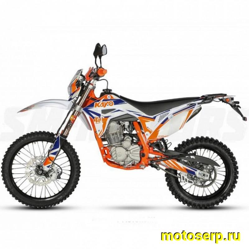 Купить  ====Кросс KAYO Мотоцикл кроссовый KAYO T4 250 ENDURO (ЭПТС), 21/18, 172FMM (маркирован 169FMM), 4Т, возд. охлажд; диск. торм,  (шт). (SM купить с доставкой по Москве и России, цена, технические характеристики, комплектация фото  - motoserp.ru