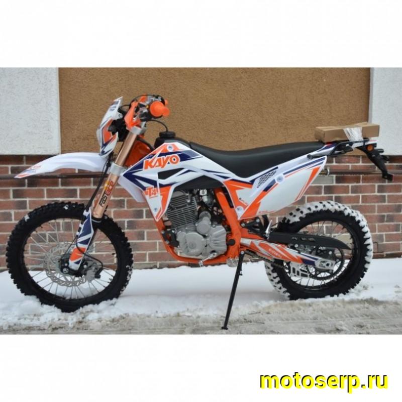 Купить  ====Кросс KAYO Мотоцикл кроссовый KAYO T4 250 ENDURO (ЭПТС), 21/18, 172FMM (маркирован 169FMM), 4Т, возд. охлажд; диск. торм,  (шт). (SM купить с доставкой по Москве и России, цена, технические характеристики, комплектация фото  - motoserp.ru