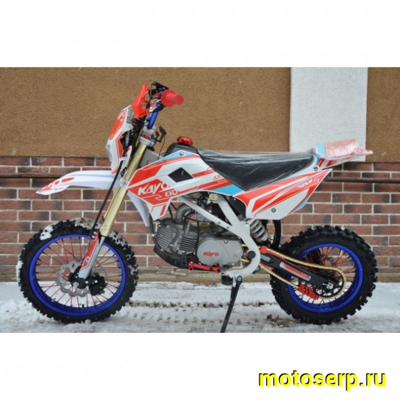 Купить  ====Питбайк KAYO EVOLUTION YX150 (спортинв), 17/14, 4Т, мех КПП, масл. охл., диск/диск. (шт) (SM купить с доставкой по Москве и России, цена, технические характеристики, комплектация фото  - motoserp.ru