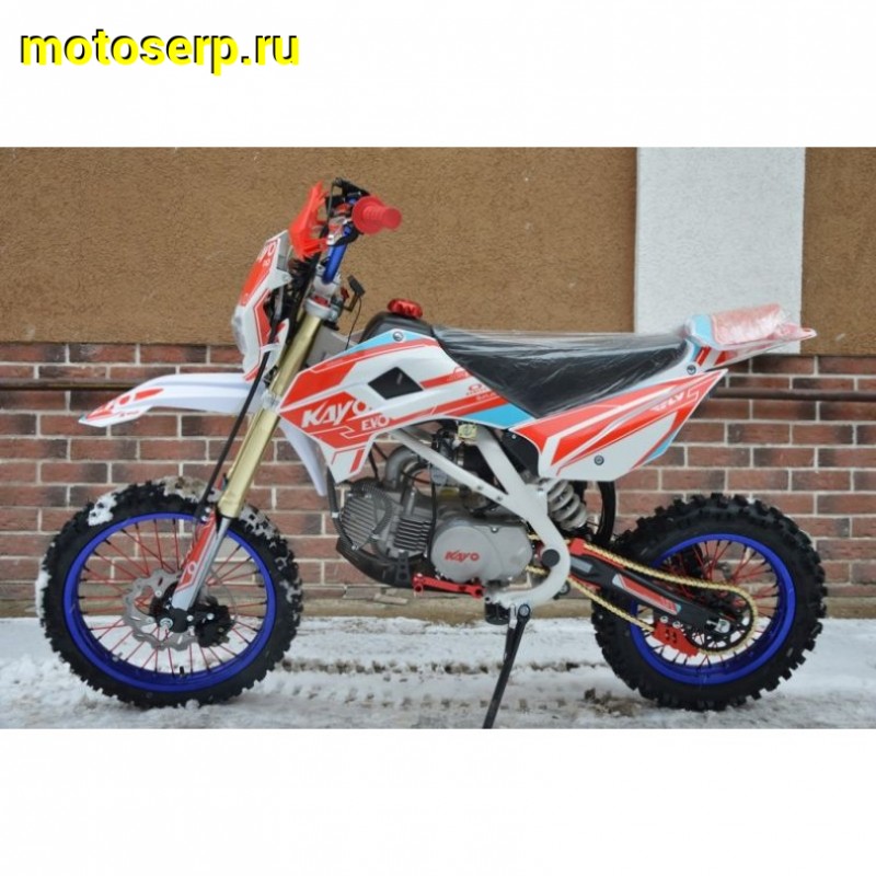 Купить  ====Питбайк KAYO EVOLUTION YX150 (спортинв), 17/14, 4Т, мех КПП, масл. охл., диск/диск. (шт) (SM купить с доставкой по Москве и России, цена, технические характеристики, комплектация фото  - motoserp.ru