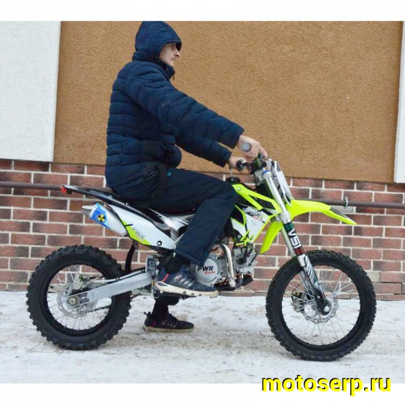 Купить  ====Питбайк PWR Racing FRZ 140 (спортинв), 17/14, 140сс,масл.охл.,карбюр., диск/диск, счетчик моточасов (Бер) (шт)  (12945 купить с доставкой по Москве и России, цена, технические характеристики, комплектация фото  - motoserp.ru
