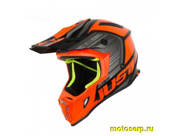 Купить  ====Шлем Кросс JUST1 J38 BLADE оранжевый/черный  глянцевый  р-р XS (2020г)  (шт) (SM 880-4323 купить с доставкой по Москве и России, цена, технические характеристики, комплектация фото  - motoserp.ru
