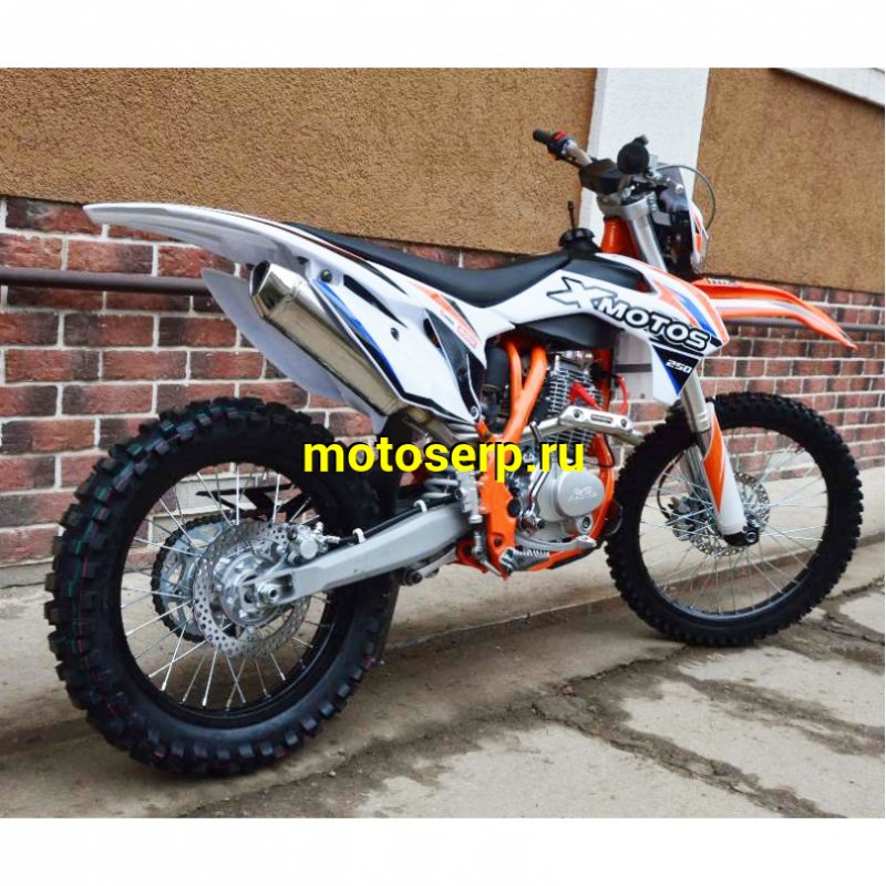 Купить  ====Эндуро Мотоцикл XMOTOS RACER PRO 250 (спортинв), 21/18, 250сс, 4Т, 172FMM, возд. охлажд.,электро/кик-стар, диск./диск (шт) (XMOTOS купить с доставкой по Москве и России, цена, технические характеристики, комплектация фото  - motoserp.ru