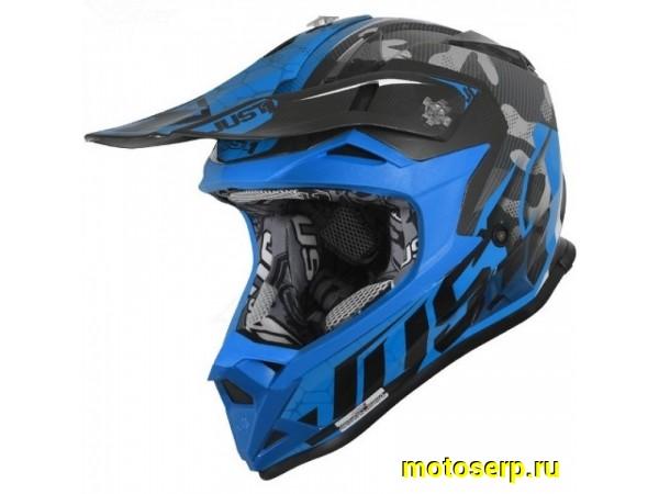Купить  ====Шлем Кросс (Детский) JUST1 J32 YOUTH SWAT Hi-Vis синий/черный матовый  р-р YL (шт) (SM 602-1670 купить с доставкой по Москве и России, цена, технические характеристики, комплектация фото  - motoserp.ru