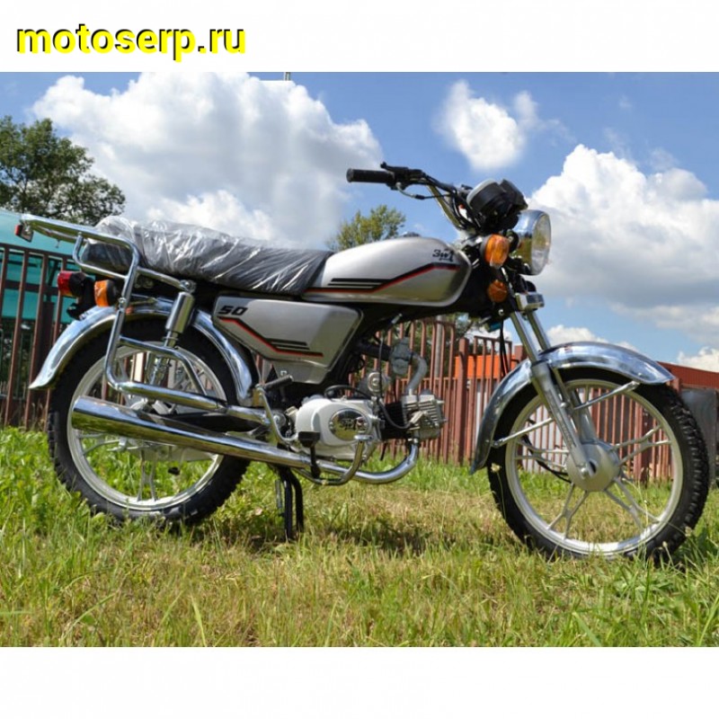 Купить  ====Мопед ЗиД 50 (YX50-C9)  4Т ,50 сс ,3 л.с.,возд.охл.,карб.,торм. бараб./бараб.,кол 17"/17" (шт)  купить с доставкой по Москве и России, цена, технические характеристики, комплектация фото  - motoserp.ru