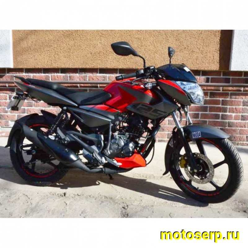 Купить  Мотоцикл BAJAJ Pulsar NS125 ( Баджаж Пульсар 125) 125сс,4-такт.,возд.охл.,карбюр.,кол.17"/17" (шт) купить с доставкой по Москве и России, цена, технические характеристики, комплектация фото  - motoserp.ru