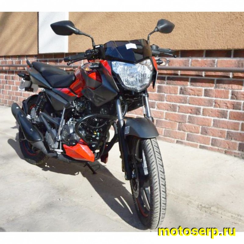 Купить  Мотоцикл BAJAJ Pulsar NS125 ( Баджаж Пульсар 125) 125сс,4-такт.,возд.охл.,карбюр.,кол.17"/17" (шт) купить с доставкой по Москве и России, цена, технические характеристики, комплектация фото  - motoserp.ru