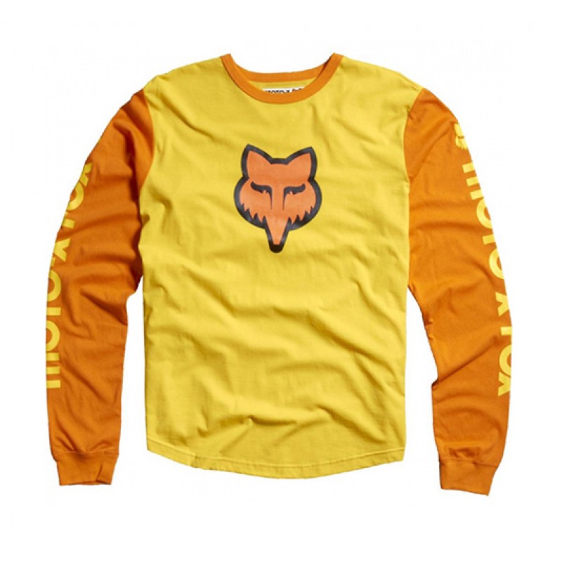 Купить  Футболка Moto-X L/S Khit (длинный рукав) желтая (S) (шт) (0 купить с доставкой по Москве и России, цена, технические характеристики, комплектация фото  - motoserp.ru