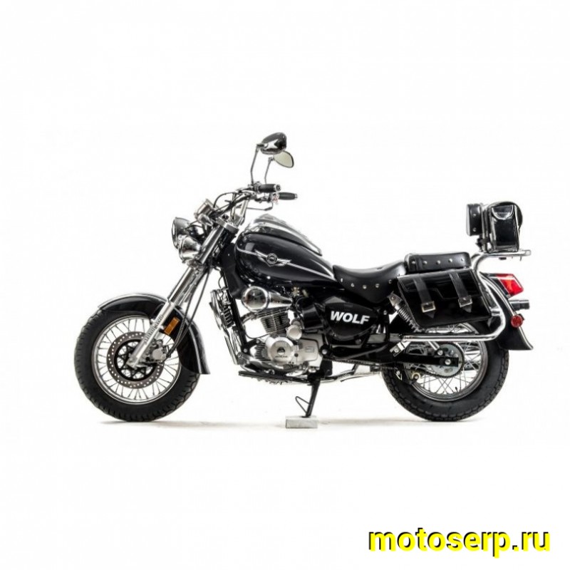 Купить  ====Мотоцикл Motoland WOLF 250 (Вульф 250)  250cc,165FMM,4-такт.,возд. охл.,торм. диск/бараб.,кол.16"/15"  (шт) (ML 13214 купить с доставкой по Москве и России, цена, технические характеристики, комплектация фото  - motoserp.ru