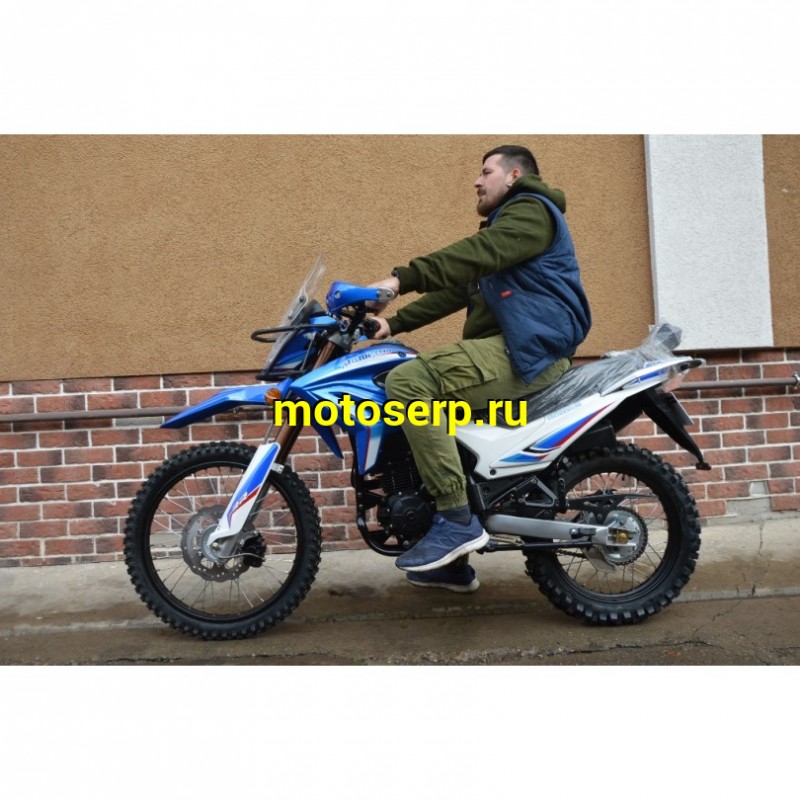 Купить  Мотоцикл внедорожный Motoland XR 250 ENDURO 172FMM (ЭПТС), 21/18, с ветровым щитком, СИНИЙ (шт) (ML 13334 купить с доставкой по Москве и России, цена, технические характеристики, комплектация фото  - motoserp.ru